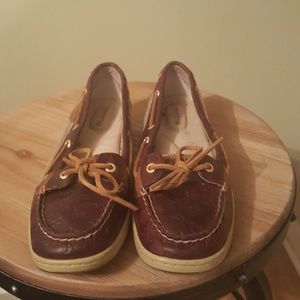 Sperry Angelfish Topsiders - Brown and Tan